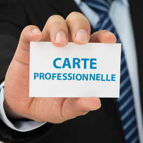 carte professionnel